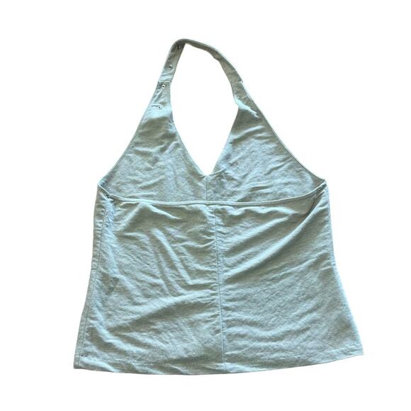 Club Monaco Beige Oatmeal Adjustable Halter Top Women’s Large - Picture 6 of 7